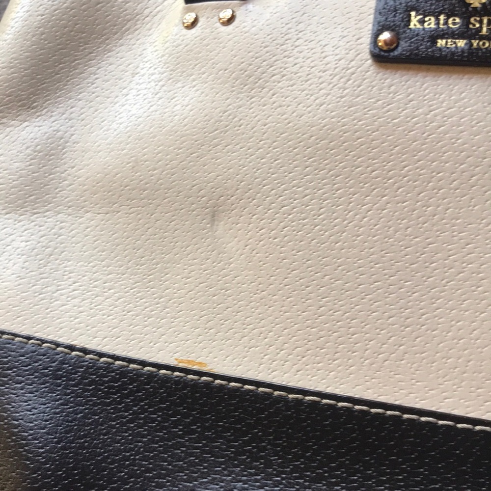 Kate Spade purse, black and cream - Picture 5 of 5